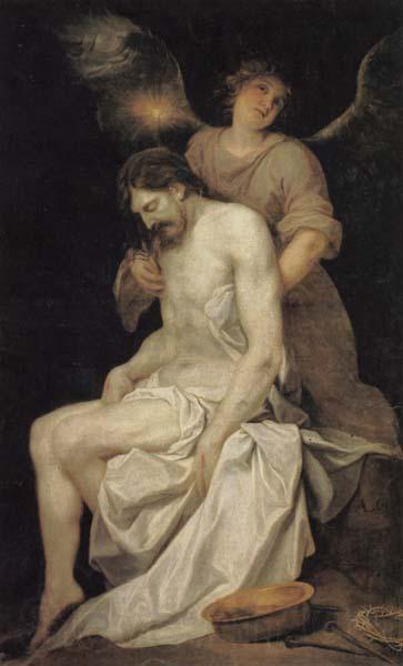 Cano, Alonso The Dead Christ Supported by an Angel Norge oil painting art